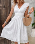 Darianne - Elegante getailleerde zomerjurk