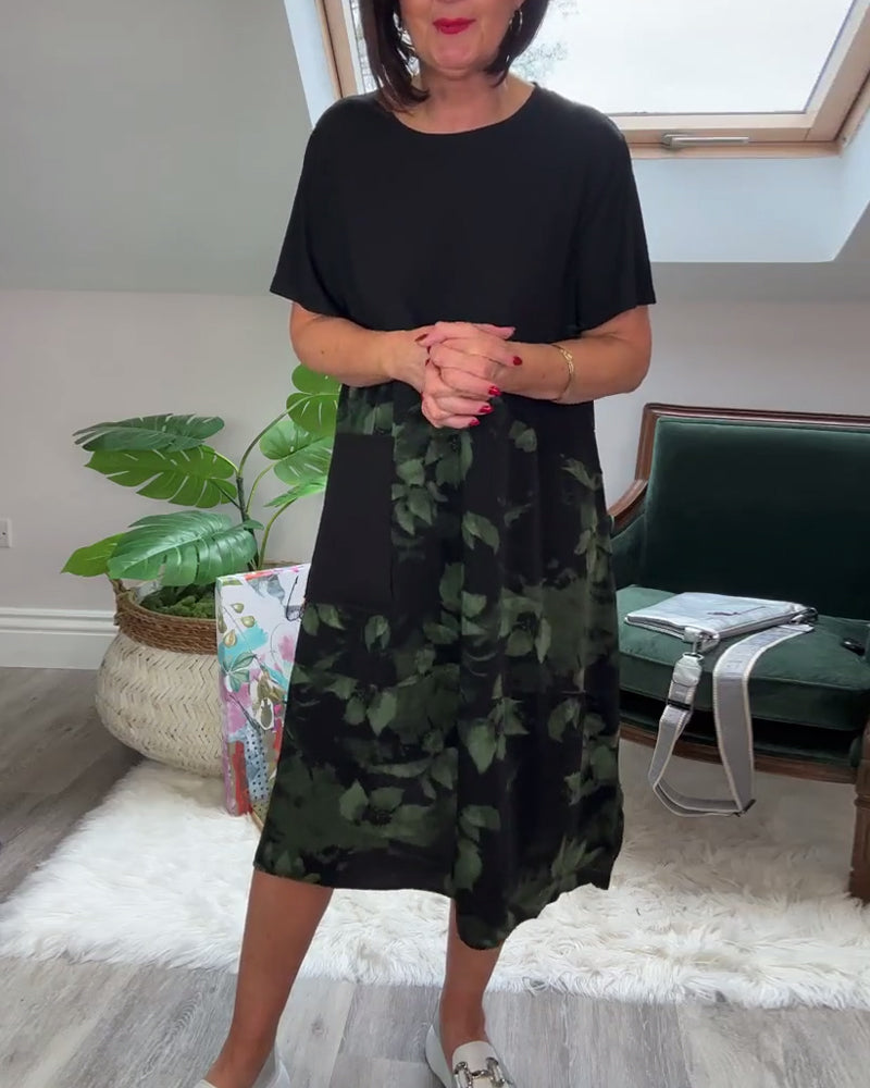 Fien - Casual jurk met bloemenprint