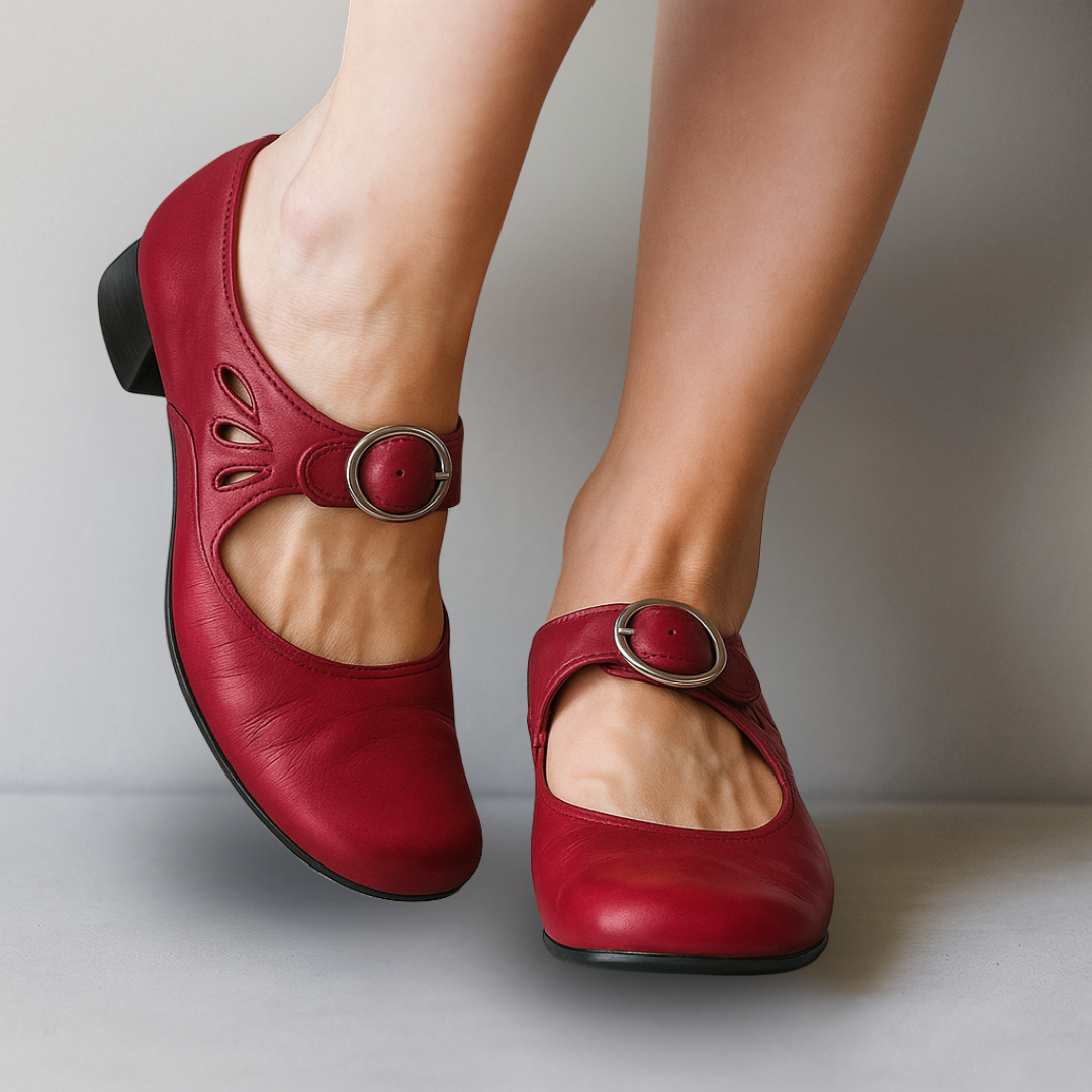 Ivelina - Orthopedische Leren Sandalen met Comfort Binnenzool