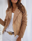 Sophie - Suede women's coat