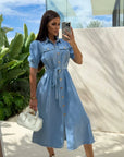 Daphne - Sunshine Denim Jurk