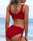 Laluna® Elegante eenkleurige bikini-set – Stijlvolle strandlook