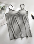 Monica - Tanktop met Ingebouwde Bh