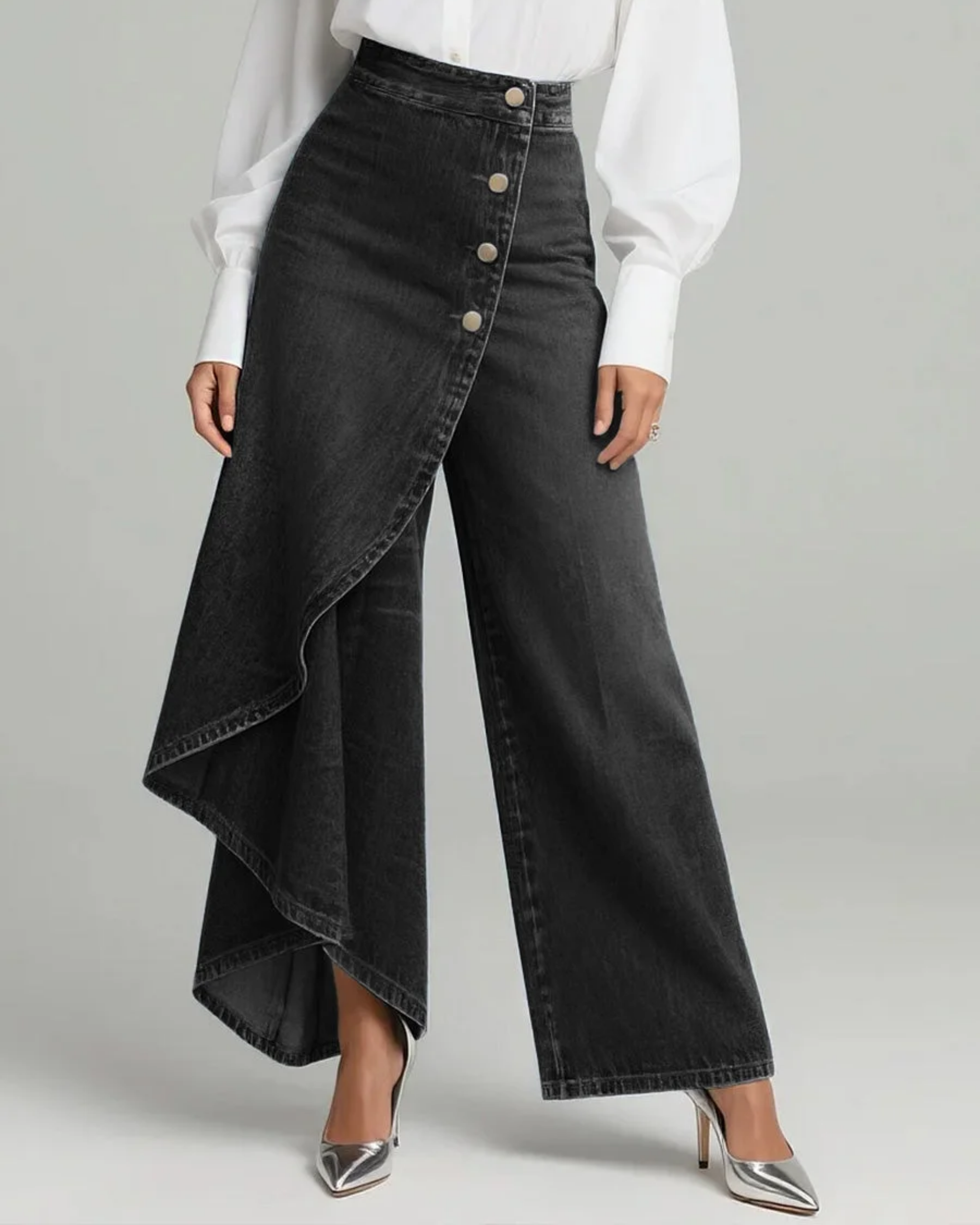 Pavellea - Jeans met rok effect