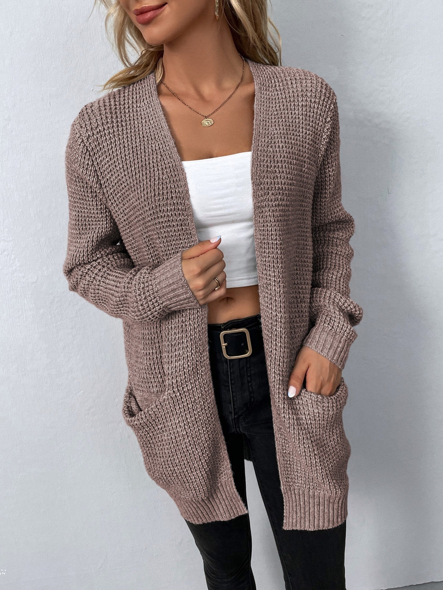Allegra - Long Sleeve Knitted Cardigan