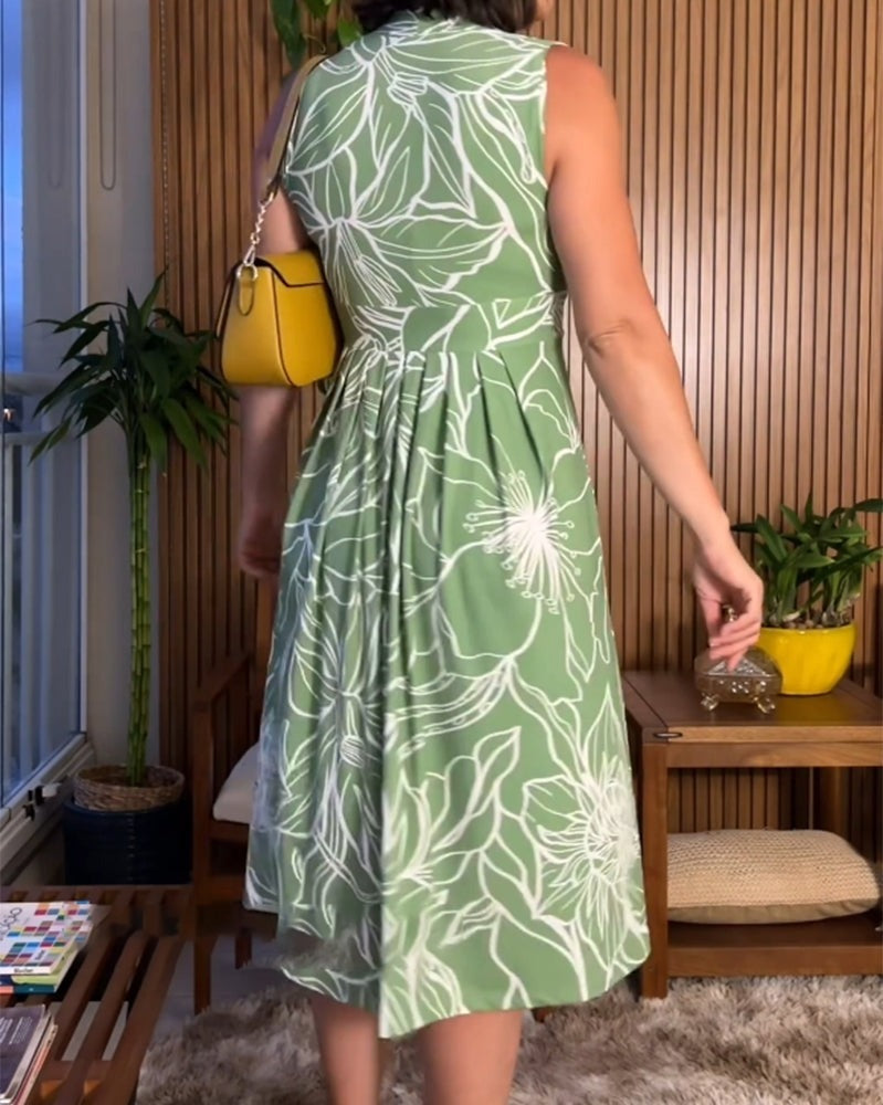 Cerina - Mouwloze jurk voor een stralende zomer