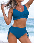 Laluna® Elegante eenkleurige bikini-set – Stijlvolle strandlook