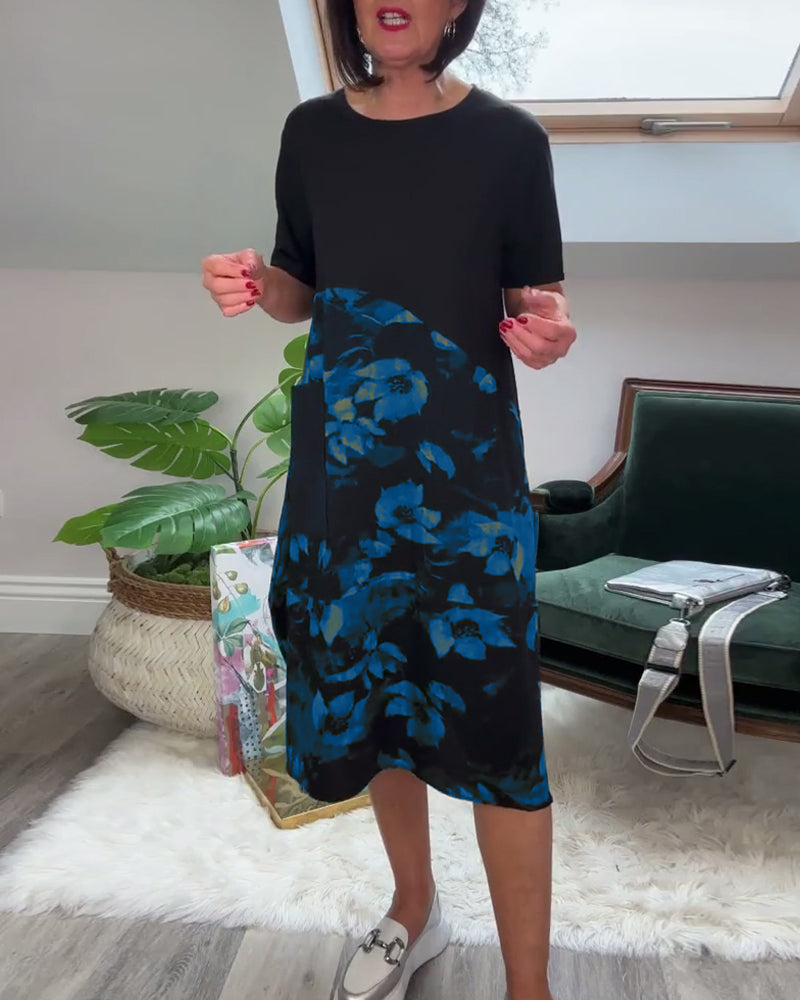 Fien - Casual jurk met bloemenprint