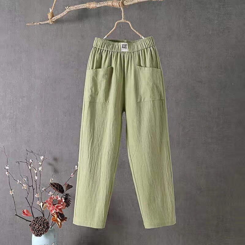 Viridis - Linen Trousers