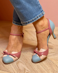 Qovira - Dames Sandalen Comfortabel Elegante Stabiele Hak Vintage Stijl Dagelijks