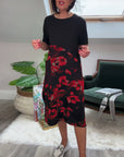 Fien - Casual jurk met bloemenprint