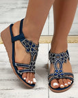 Gryvella - Dames orthopedische comfort sandalen met hak voor de zomer