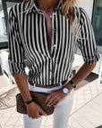 Beryl - Casual Striped Shirts