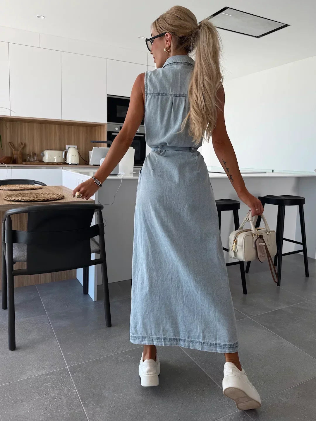 Diane - Maxi Denim Jurk