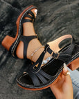 Eliette - Orthopedische Platform Sandalen - Retro elegantie en absoluut comfort