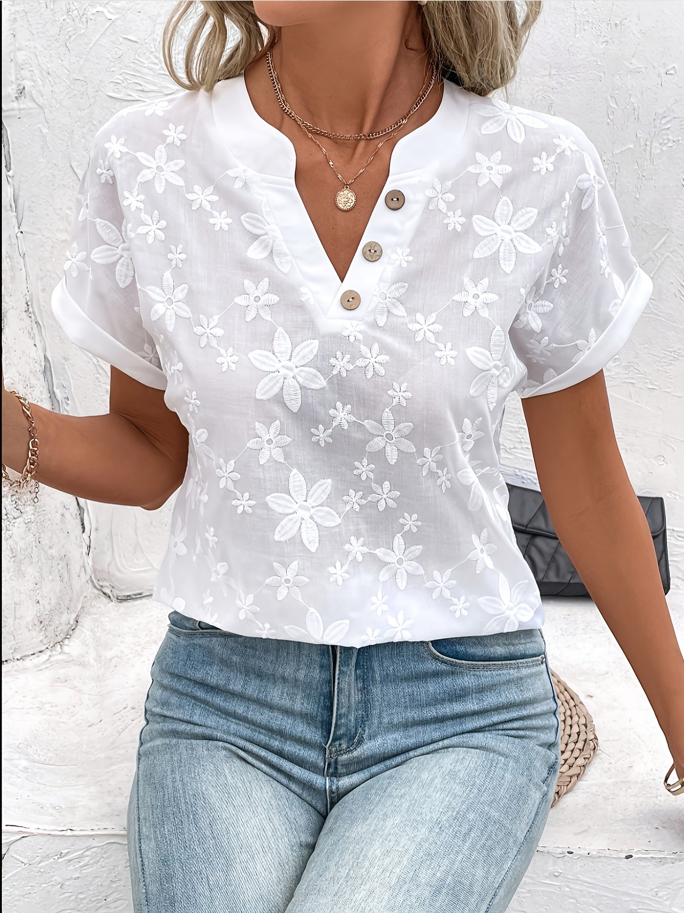 Orianna - Elegante Witte Blouse | Perfect voor de zomer!