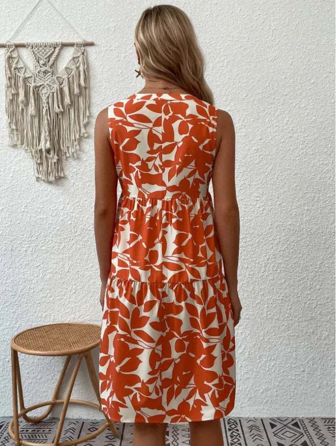 Elaris - Korte jurk voor dames met bloemenprint