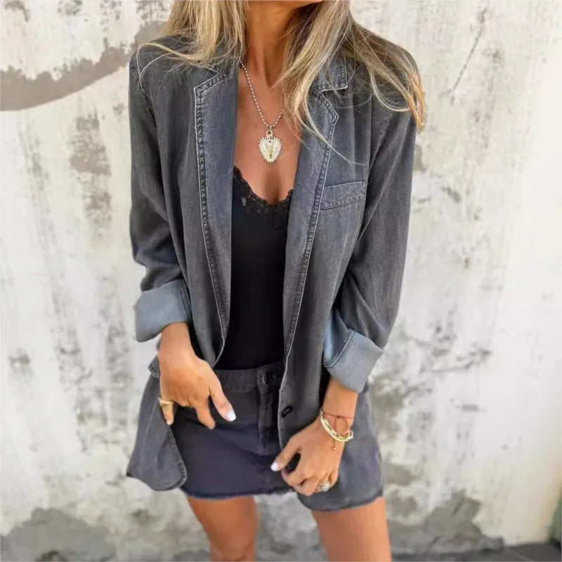 Lucinda – Denimlook blazer