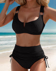 Laluna® Flatterende bikini-set met hooggetailleerde slip – verleidelijk en flatterend op het strand