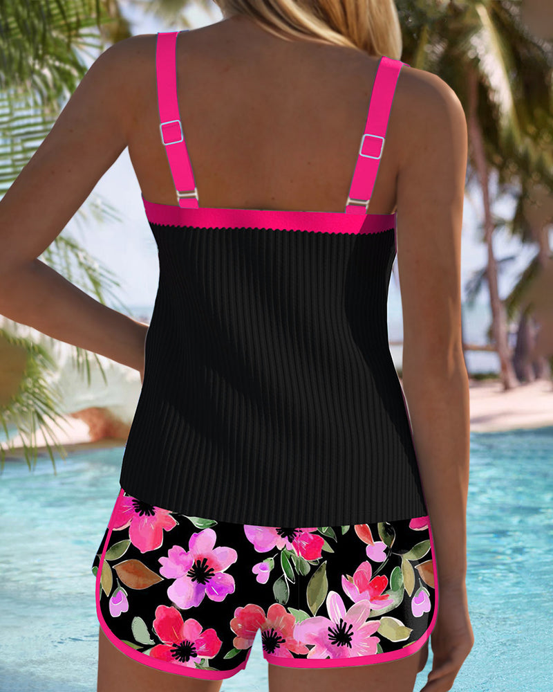 Laluna® | Stijlvol tweedelig tankini-set – Elegante badlook