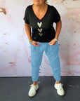 Tavira - Comfortabele casual broek met zak en effen kleur