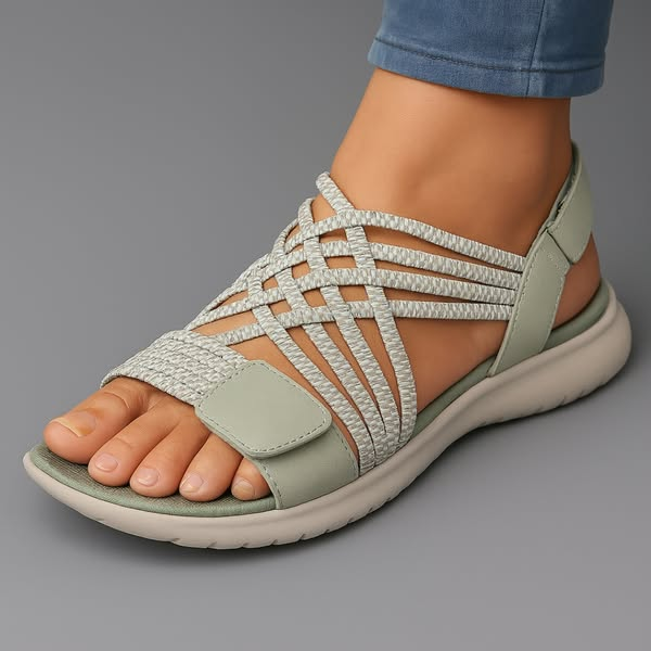 Janira - Dames sandalen met comfortabele verstelbare gevlochten banden