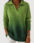 Eliravelle – Glanzende Trui met Elegante en Casual Stijl