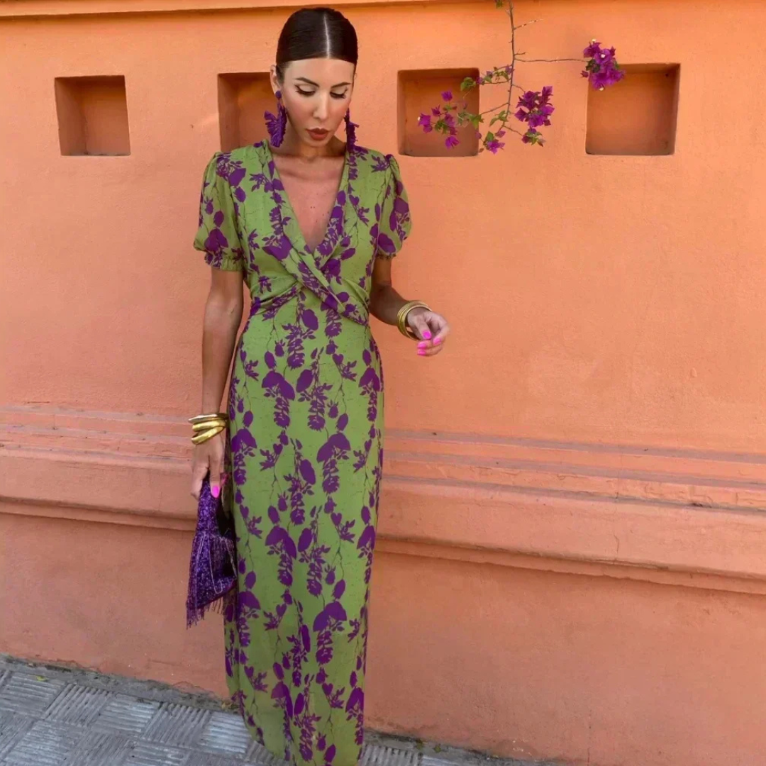 Giulia - Prachtige kleurrijke zomerjurk