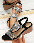 Gryvella - Dames orthopedische comfort sandalen met hak voor de zomer