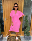 Dorelia - Elegante en chique jurk met V-hals