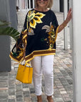 Rheala - Bedrukte casual blouse