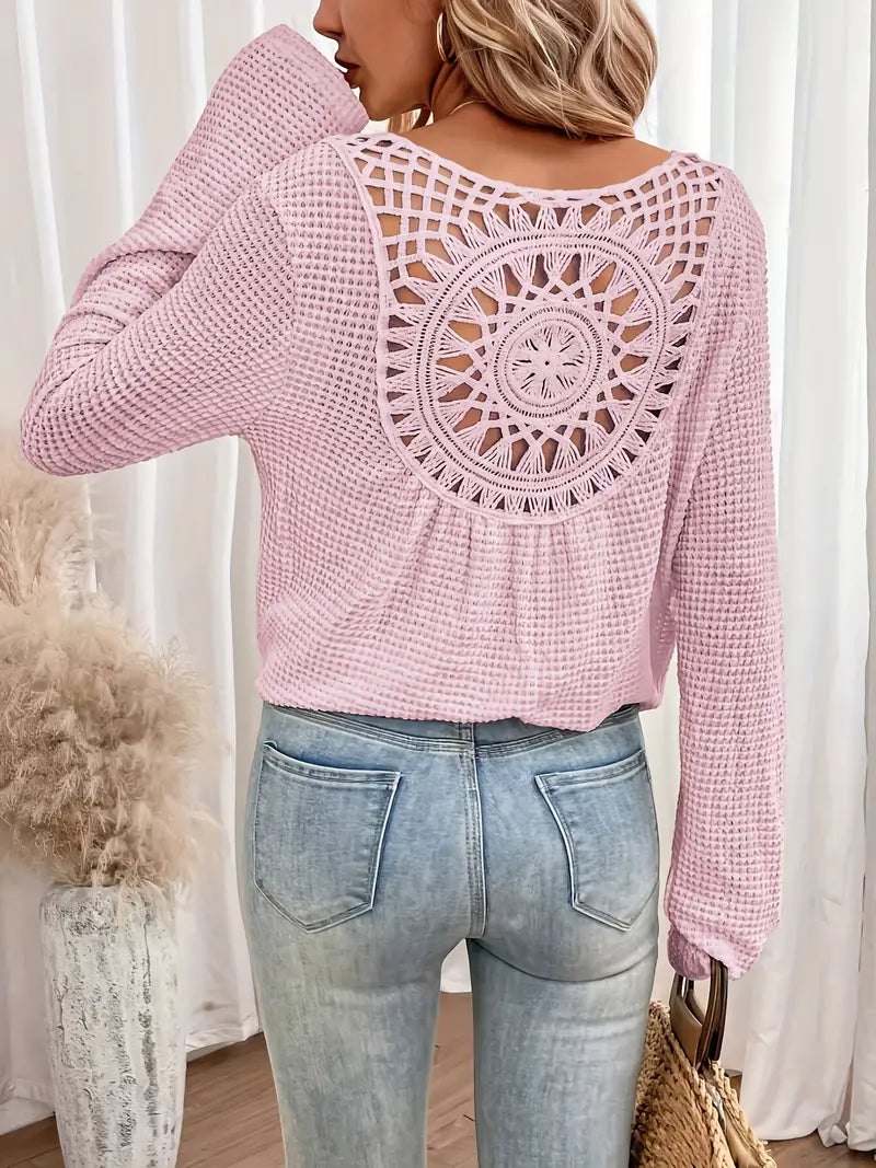 Belen - Elegante blouse in Ibiza-stijl met V-halslijn