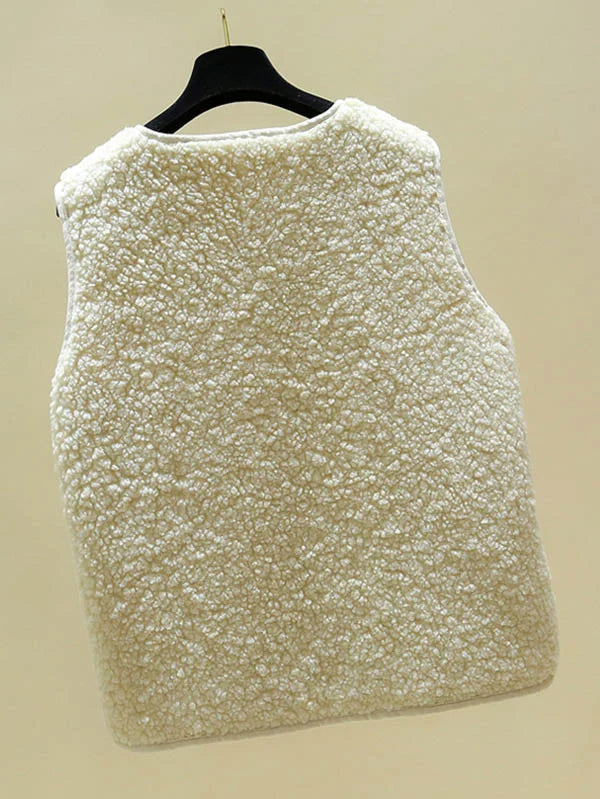 Tara - Warm Mouwloos Lamswollen Vest Voor Dames