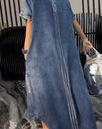 Fiora - Dames Denim jurk