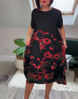 Fien - Casual jurk met bloemenprint