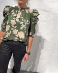 Bellamy - Blouse met Puffmouwen en Volants