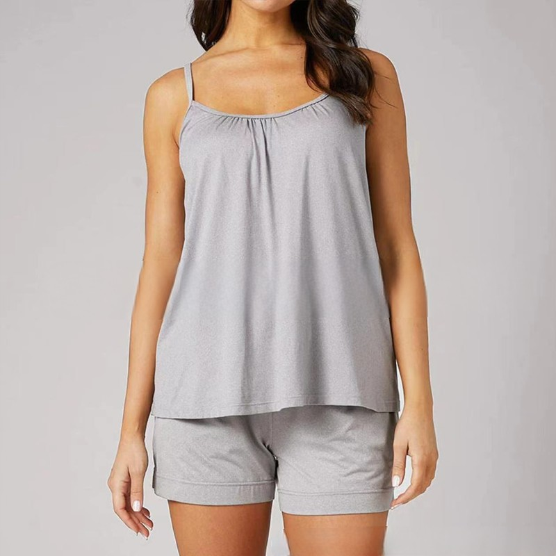 Monica - Tanktop met Ingebouwde Bh