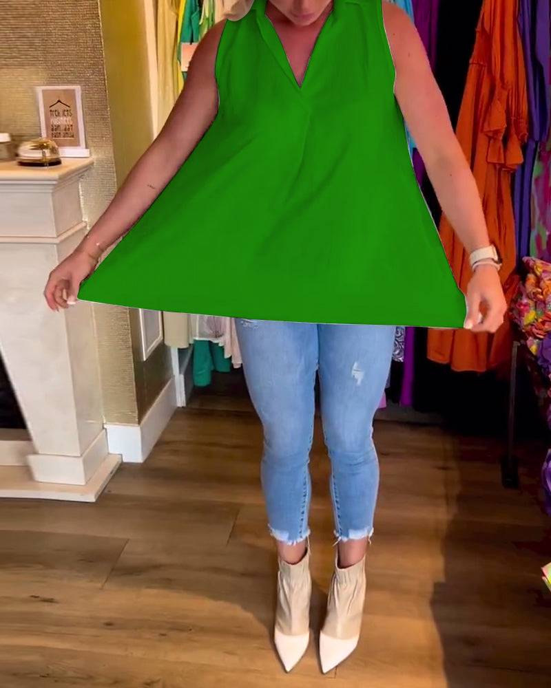 Tahliana - Mouwloze Top