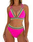 Stephanie | figuurvormende bikini-set met stijlvolle contrasterende details