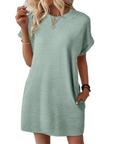 Aurellia - Zomerjurk voor dames met ronde hals en casual snit