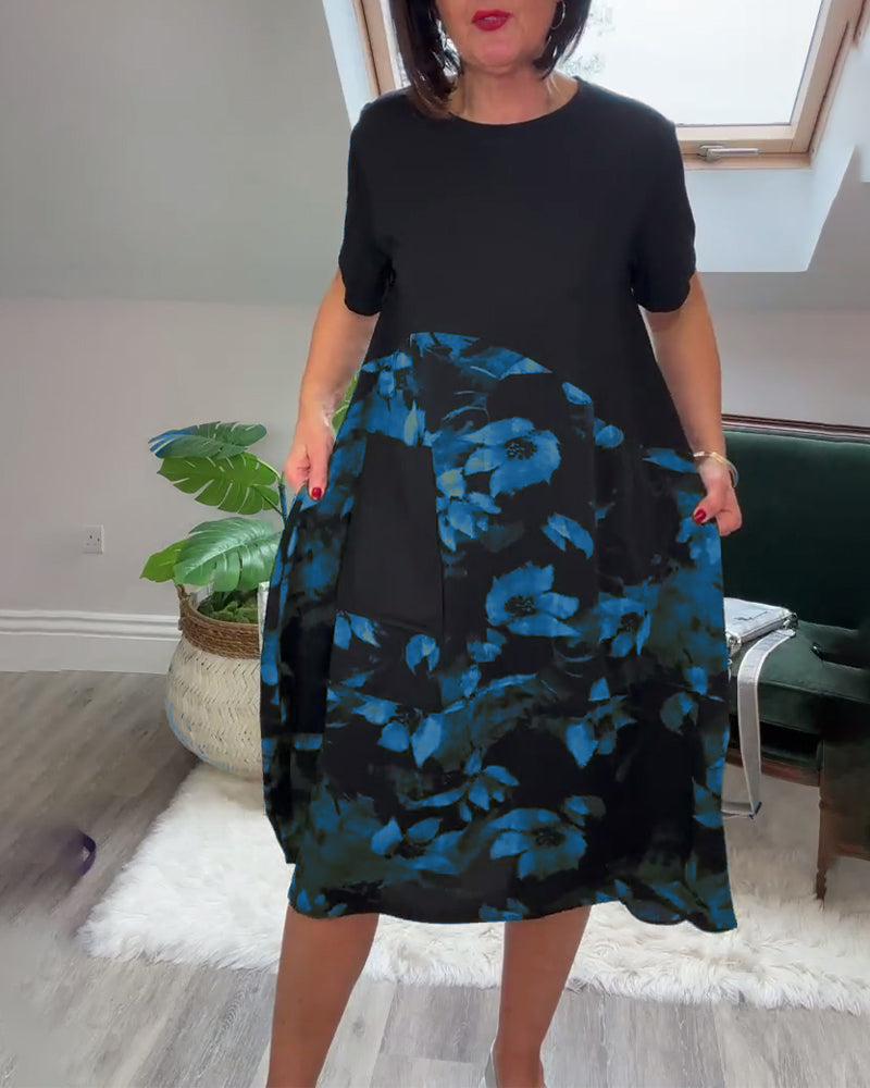 Fien - Casual jurk met bloemenprint