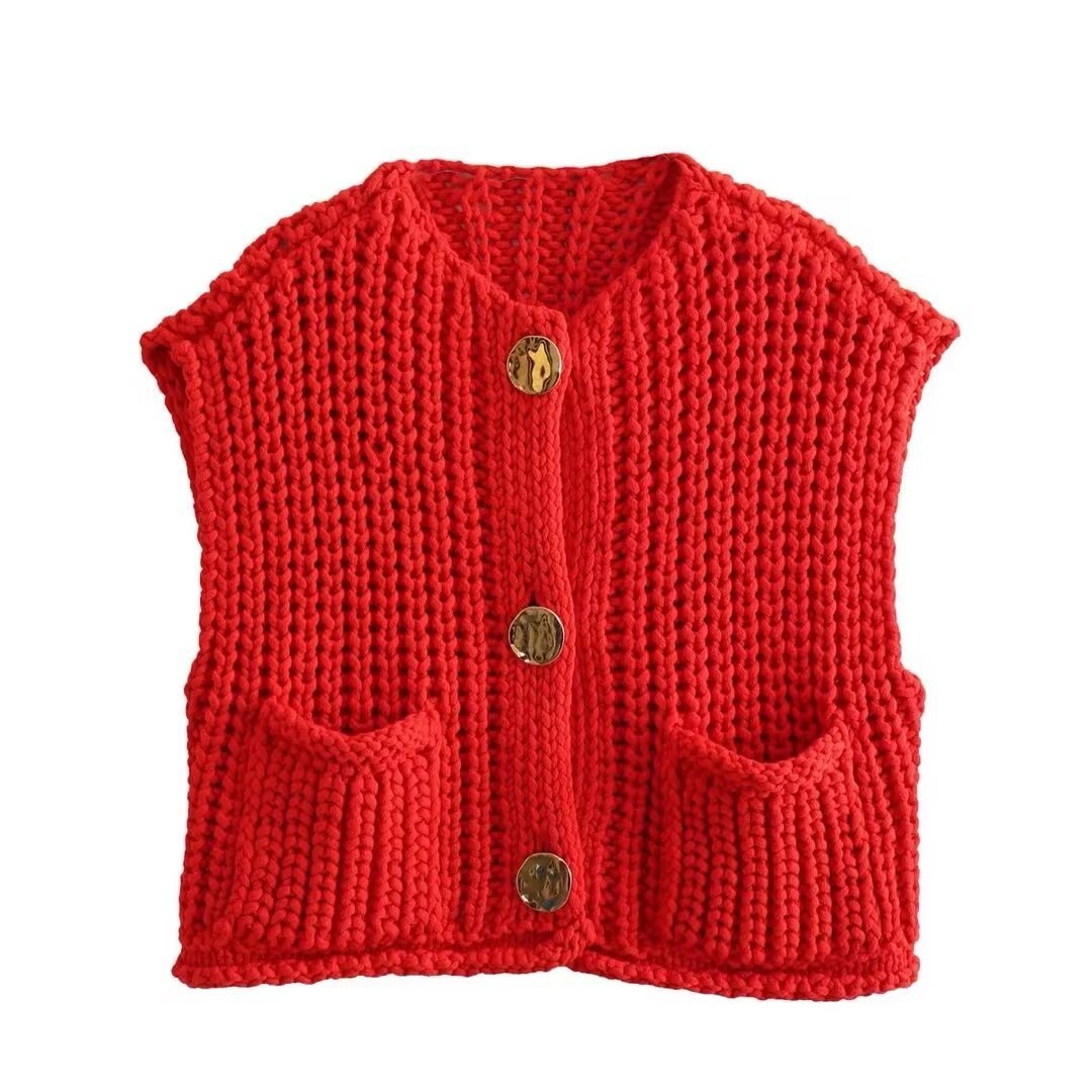 Bo- Knitted style vest