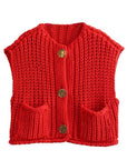 Bo- Knitted style vest