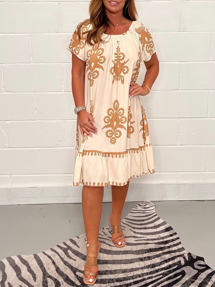 Freya - Zomerjurk met een unieke print
