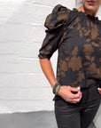 Bellamy - Blouse met Puffmouwen en Volants
