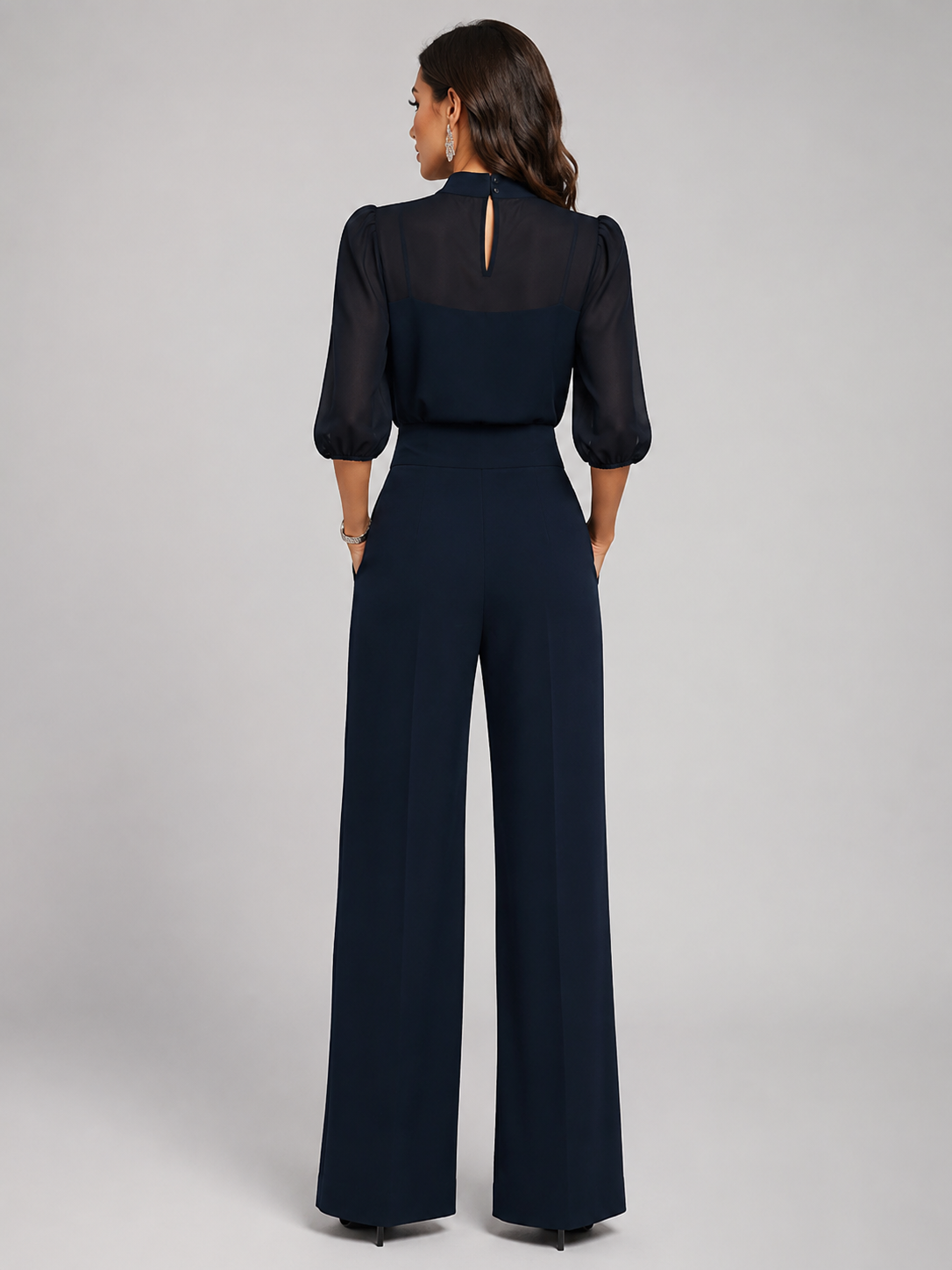 Amara | Drie-Delige Chiffon-Set
