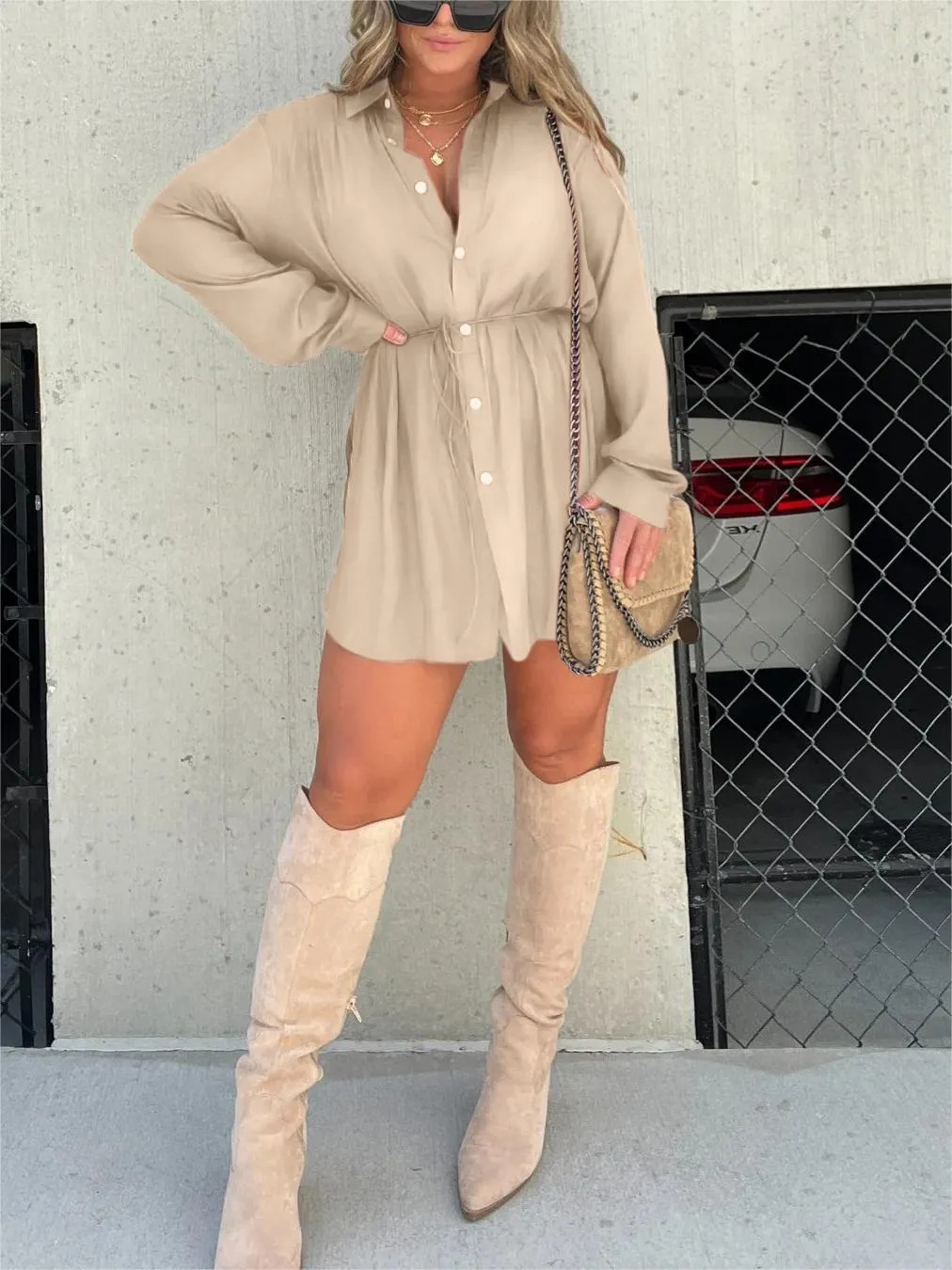 Demi - Satijnen korte jumpsuit