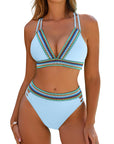 Stephanie | figuurvormende bikini-set met stijlvolle contrasterende details