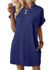 Aurellia - Zomerjurk voor dames met ronde hals en casual snit