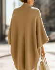Queliralyne - Oversized Gebreide Cardigan Beige Zand